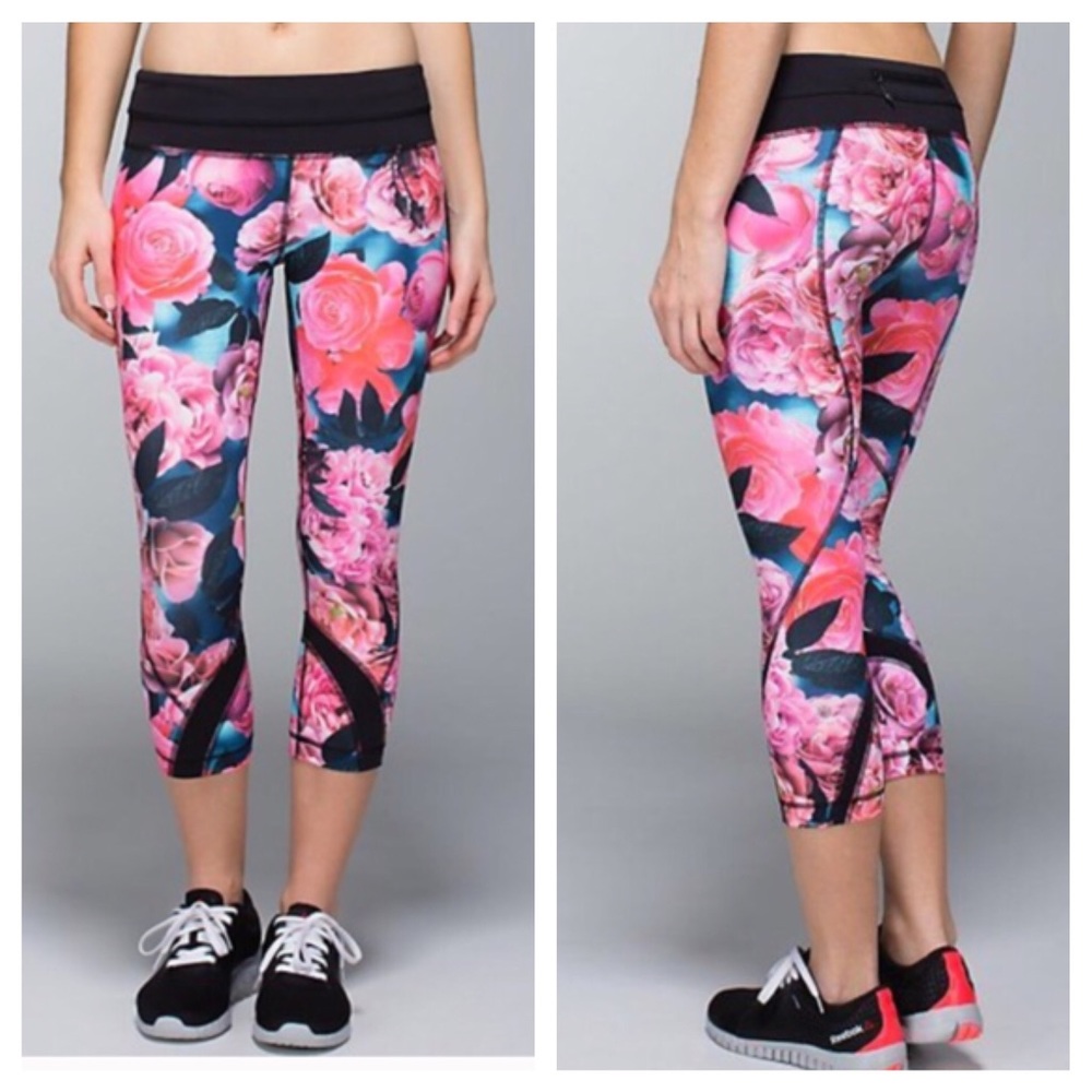 Secret Garden Lululemon Crops
